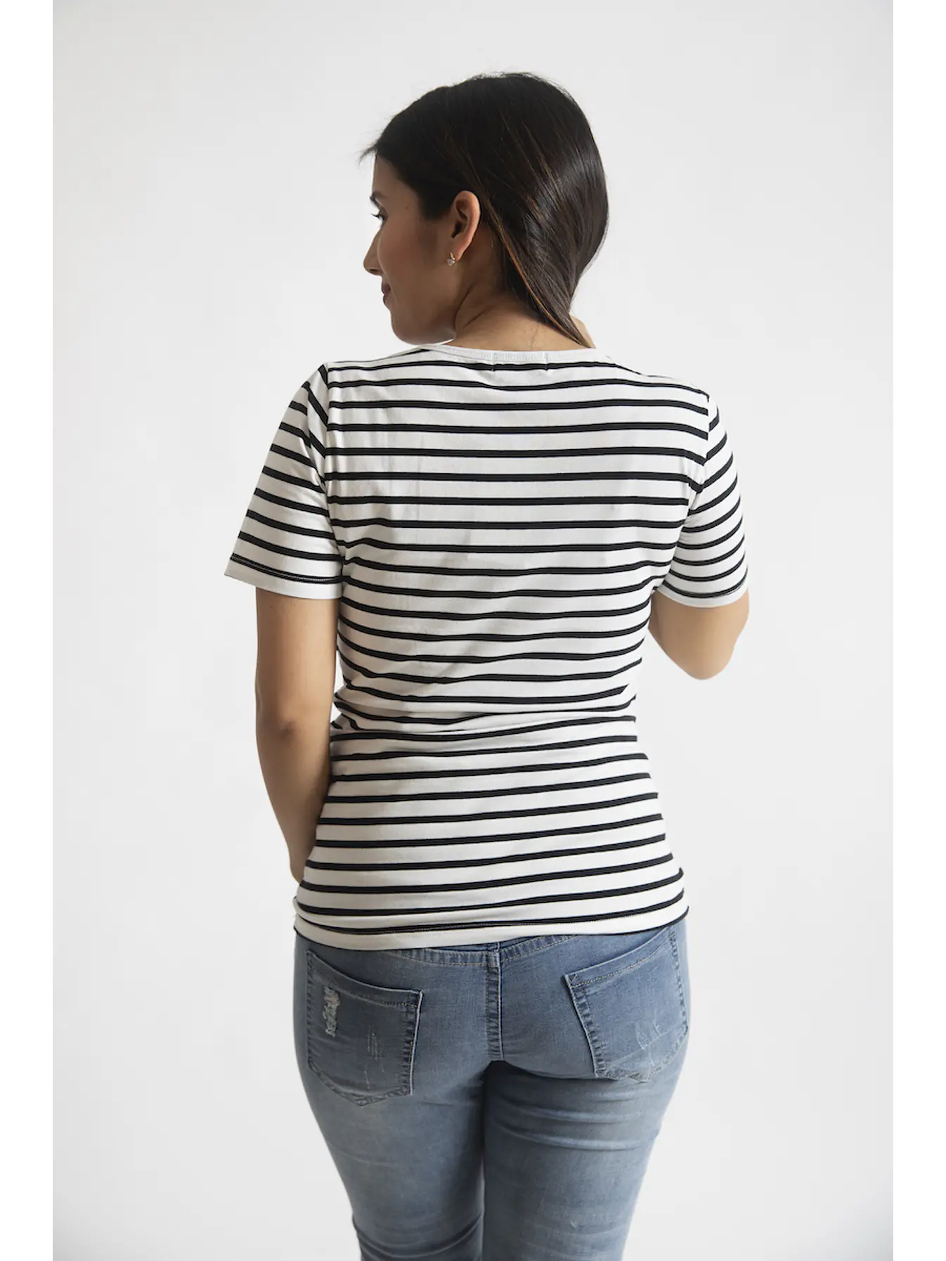 Polera Fran  Embarazo & Lactancia White  2