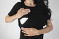 Polera Embarazo & Lactancia Cathy  Black  - Miniatura 2