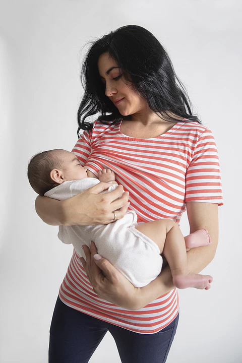 Polera Cathy Embarazo & Lactancia ROSA