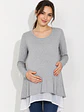 Polera de Embarazo & Lactancia María Elena Gris - Miniatura 1