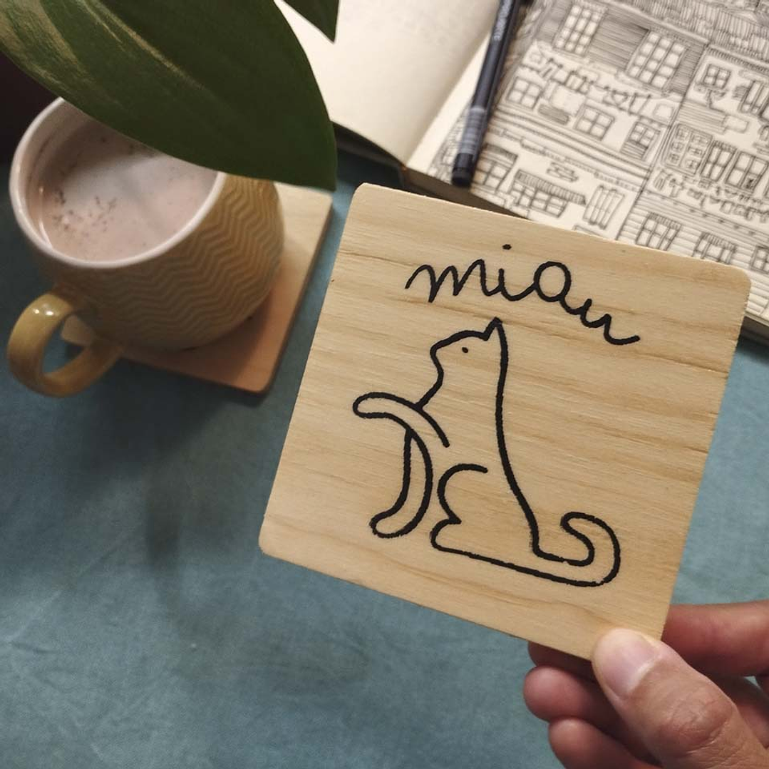 Pack posavasos de gatos 3