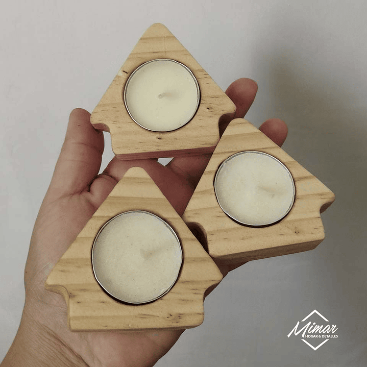 Promo porta velas Casa 3