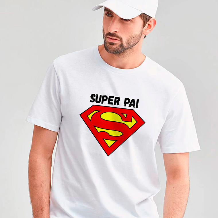 Camisola Branca - Super Pai 1