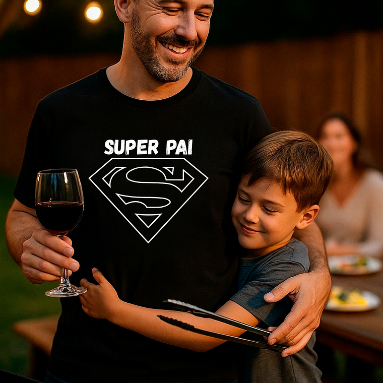 Camisola Preta - Super Pai 1