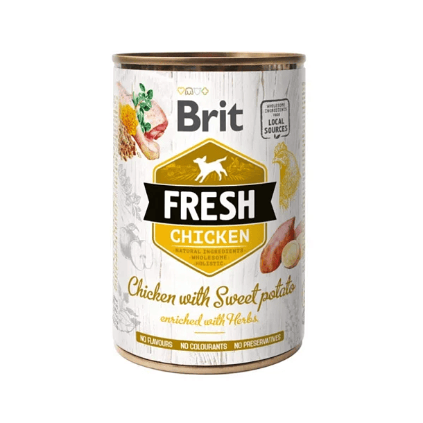 Brit Fresh – Pollo Con Camote 400 Gr 1
