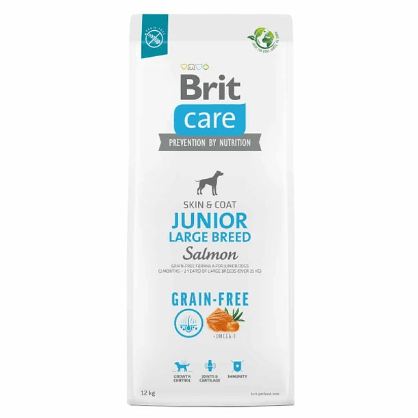 Brit Care Dog Grain-free Junior Large Breed Salmon