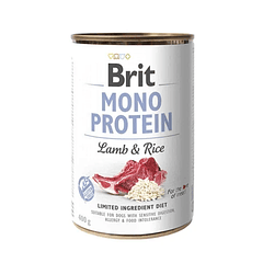 BRIT MONO PROTEIN - LAMB & RICE 400 Gr