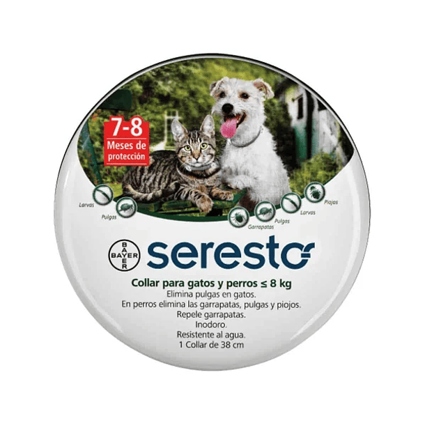 COLLAR SERESTO – 8 KG.