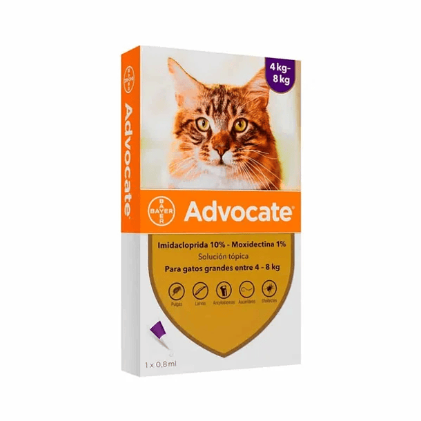 Advocate para Gatos Grandes 4 a 8kg