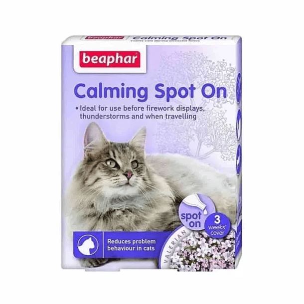 Beaphar - Calming Spot On Gatos 3 pipetas 100% Natural