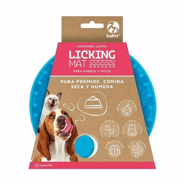 ZuPet - Licking Mat Bowl Celeste