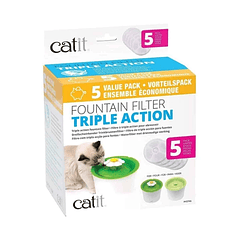Catit - Filtro Triple Acción 5 un.