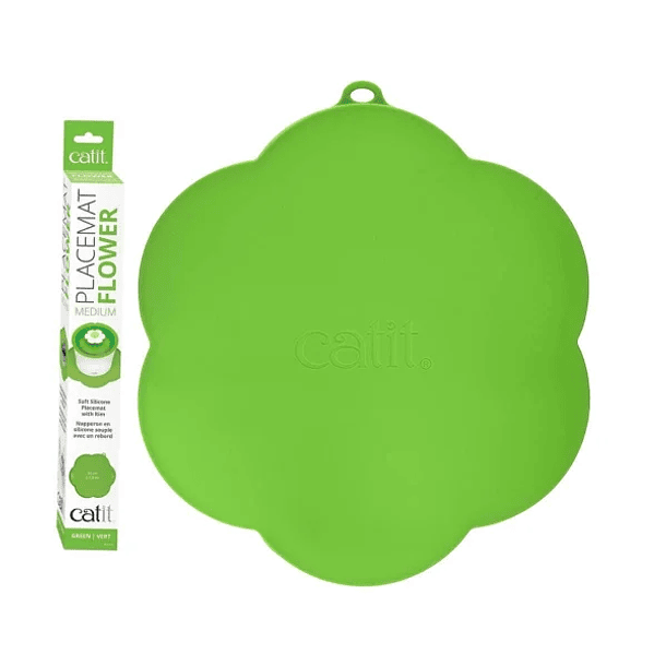 Catit - Alfombra Silicona Protectora Flor Verde 30cm