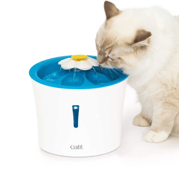 Catit - Fuente Bebedera Flor LED 3L