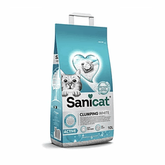 Sanicat - Arena Clumping White Active 8.5 Kg