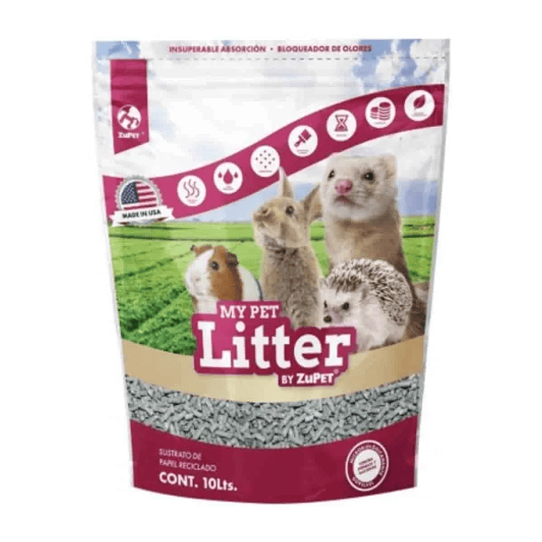 Zupet - My Pet Litter Sustrato de Papel 10 L