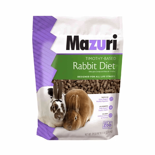 Mazuri - Timothy-Based Rabbit Diet Conejo 1 Kg
