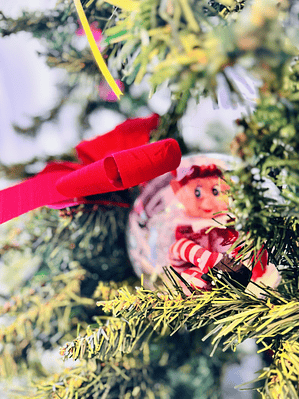 Conjunto de 2 Elfos de Natal 