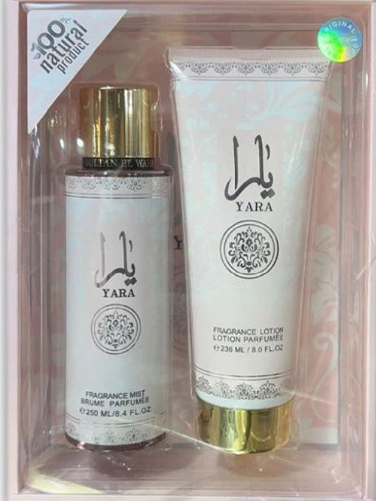 KIT YARA  - Perfume Corporal + Creme Hidratante  1