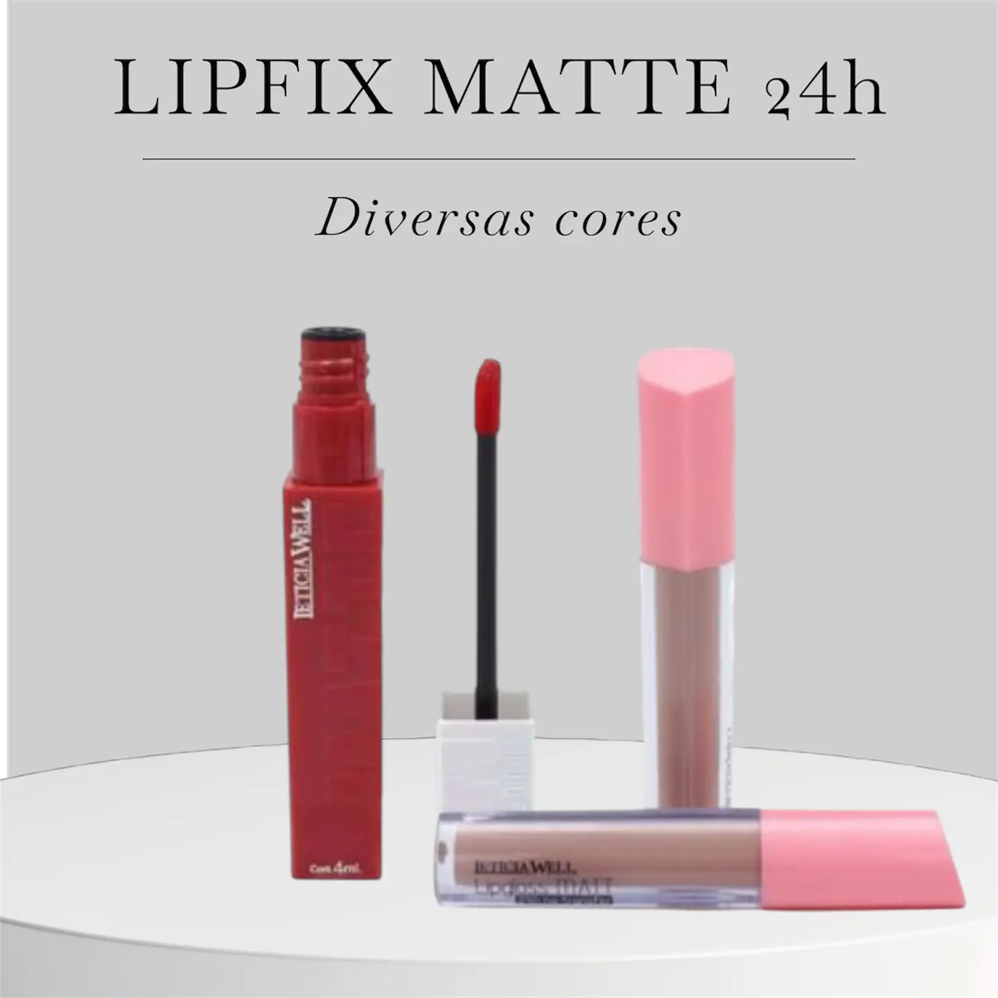 Lipfix Matte 24h – Batom Líquido 1