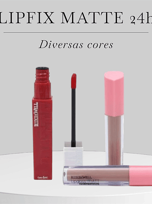 Lipfix Matte 24h – Batom Líquido