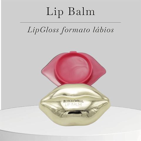 Lip Balm – Lip Gloss em Formato Lábios