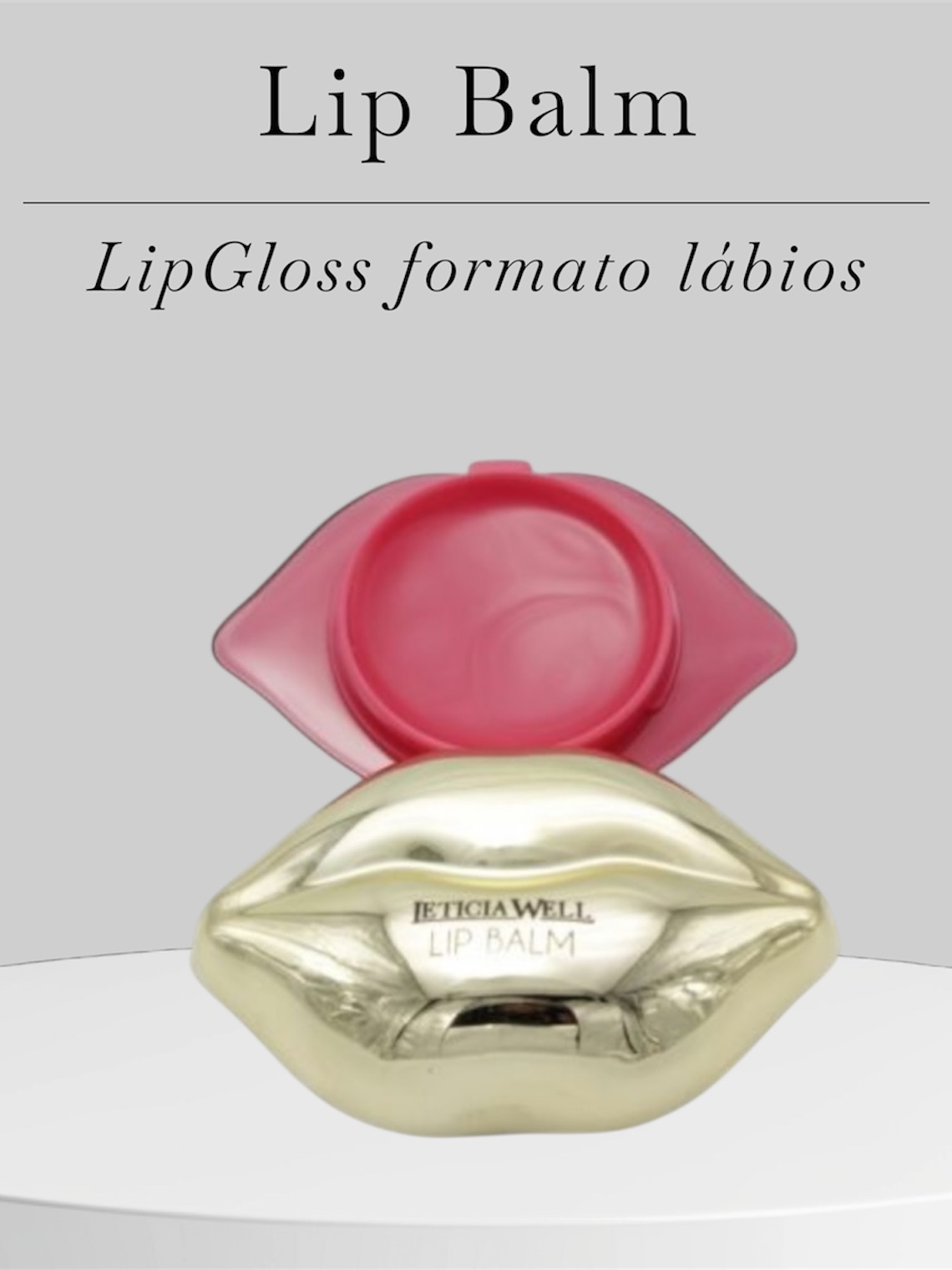 Lip Balm – Lip Gloss em Formato Lábios 1