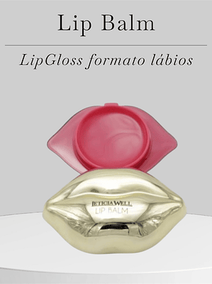 Lip Balm – Lip Gloss em Formato Lábios