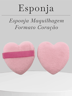 Esponja de Maquilhagem – Formato Coração