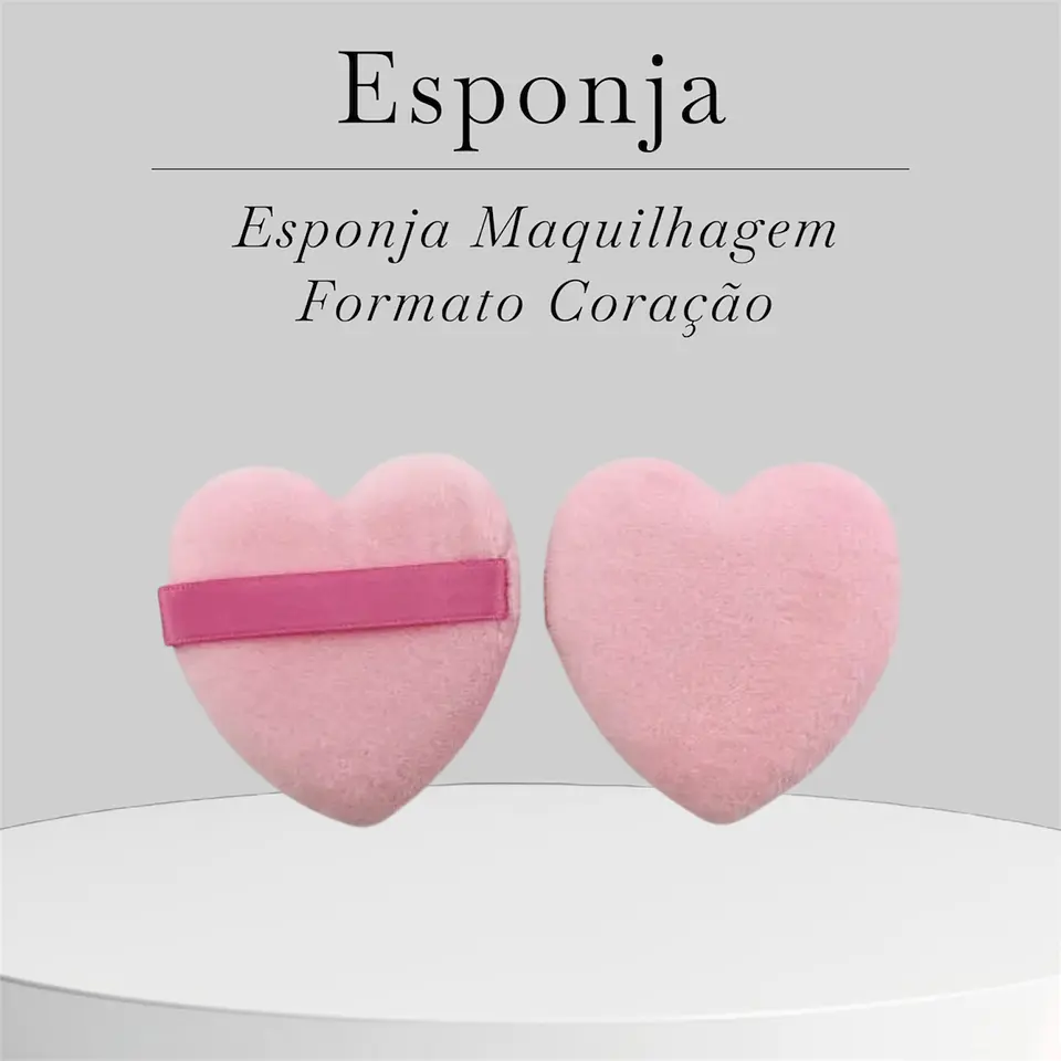 Esponja de Maquilhagem – Formato Coração 1