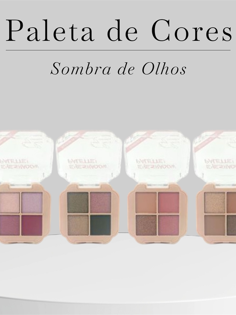 Paleta de Sombras – Paleta de Cores 1