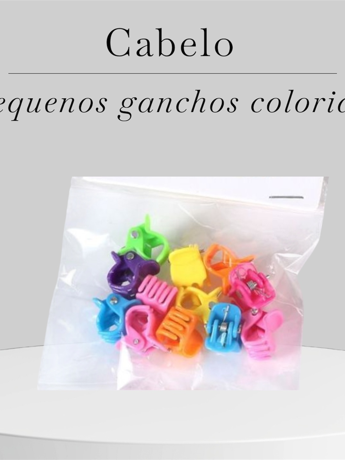 Pequenos ganchos coloridos 1