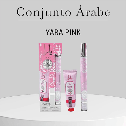 CONJUNTO ÁRABE YARA PINK LATTAFA 