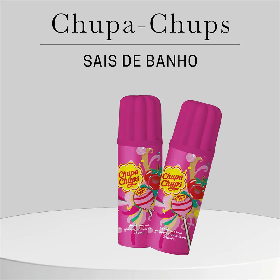 CHUPA-CHUPS – ESPUMA DE DUCHE STRAWBERRY SWIRL 1