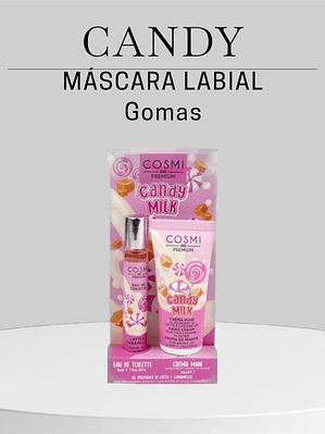 CANDY MILK – CONJUNTO CREME DE MÃOS & GLOSS GOMAS