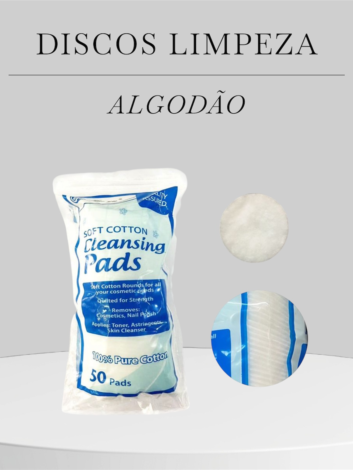 Discos de Limpeza em Algodão 1