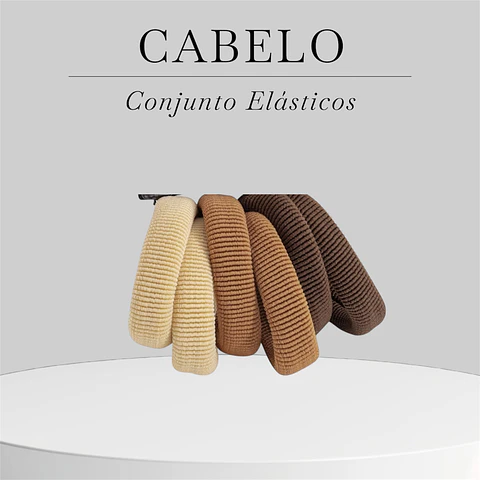 Conjunto de Elásticos para Cabelo