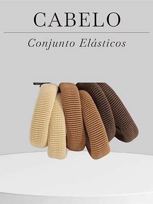 Conjunto de Elásticos para Cabelo