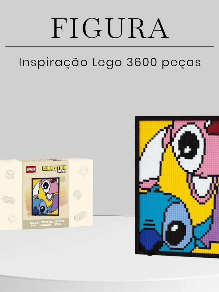 Figura – Inspiração Lego STITCH (3600 peças) 1