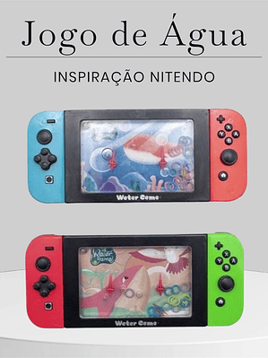 Jogo de Água – Inspiração Nintendo