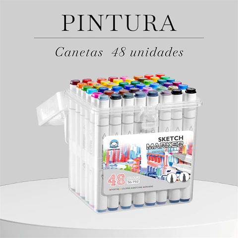 Canetas 48 Unidades
