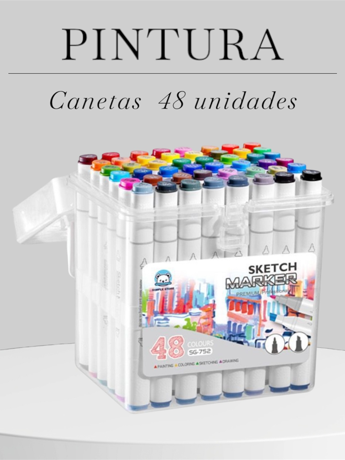 Canetas 48 Unidades 1