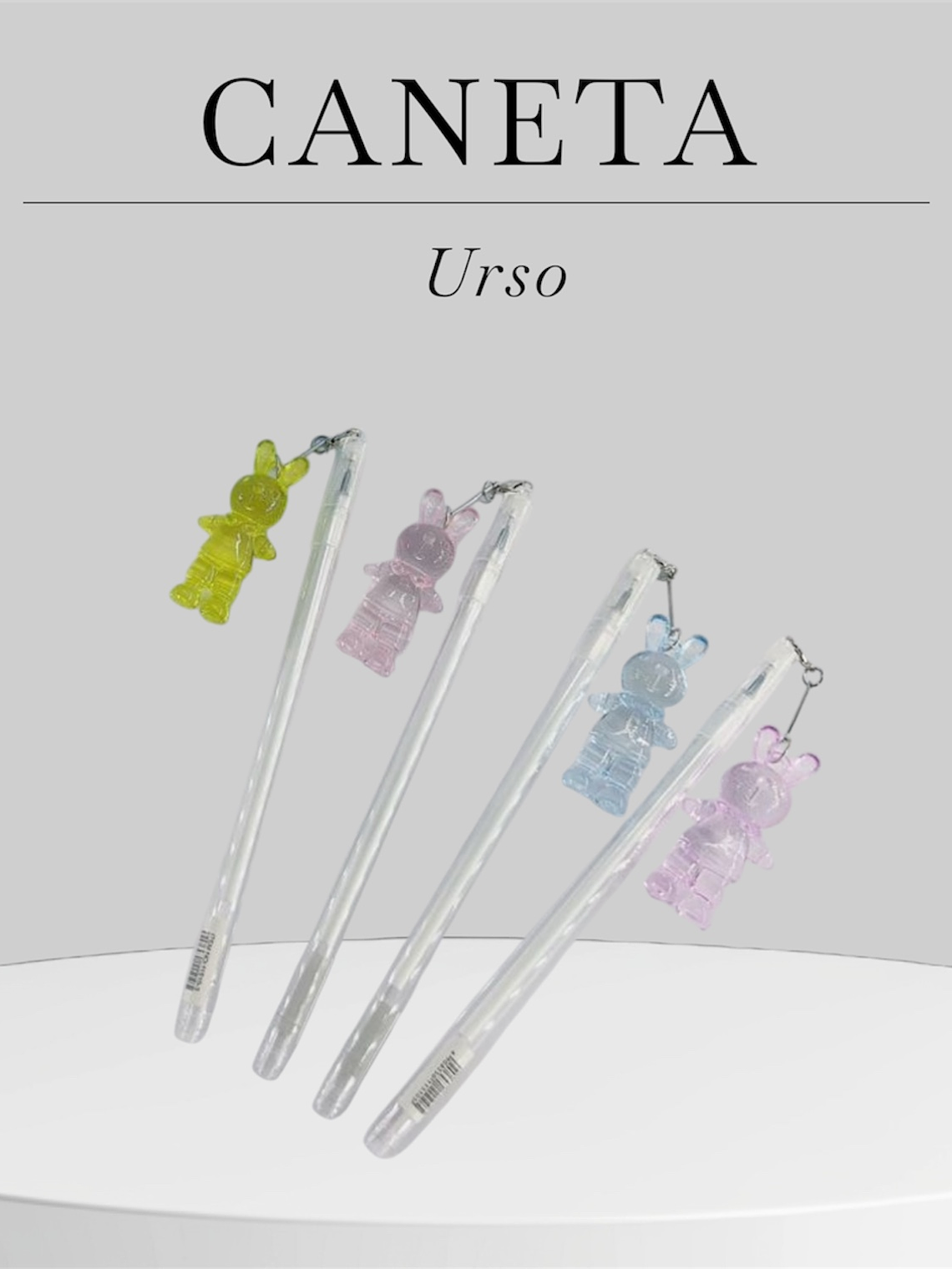 Caneta com Pendente Urso 1