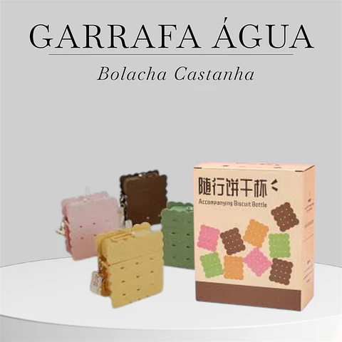 Garrafa de Água – Bolacha Castanha