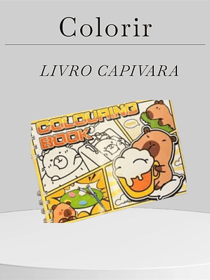 Livro de Colorir – Capivara