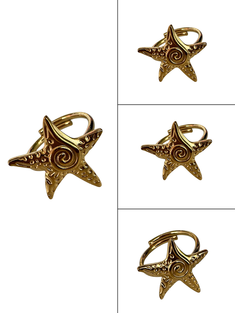 Anel Thalassa – Estrela-do-Mar Espiral 2