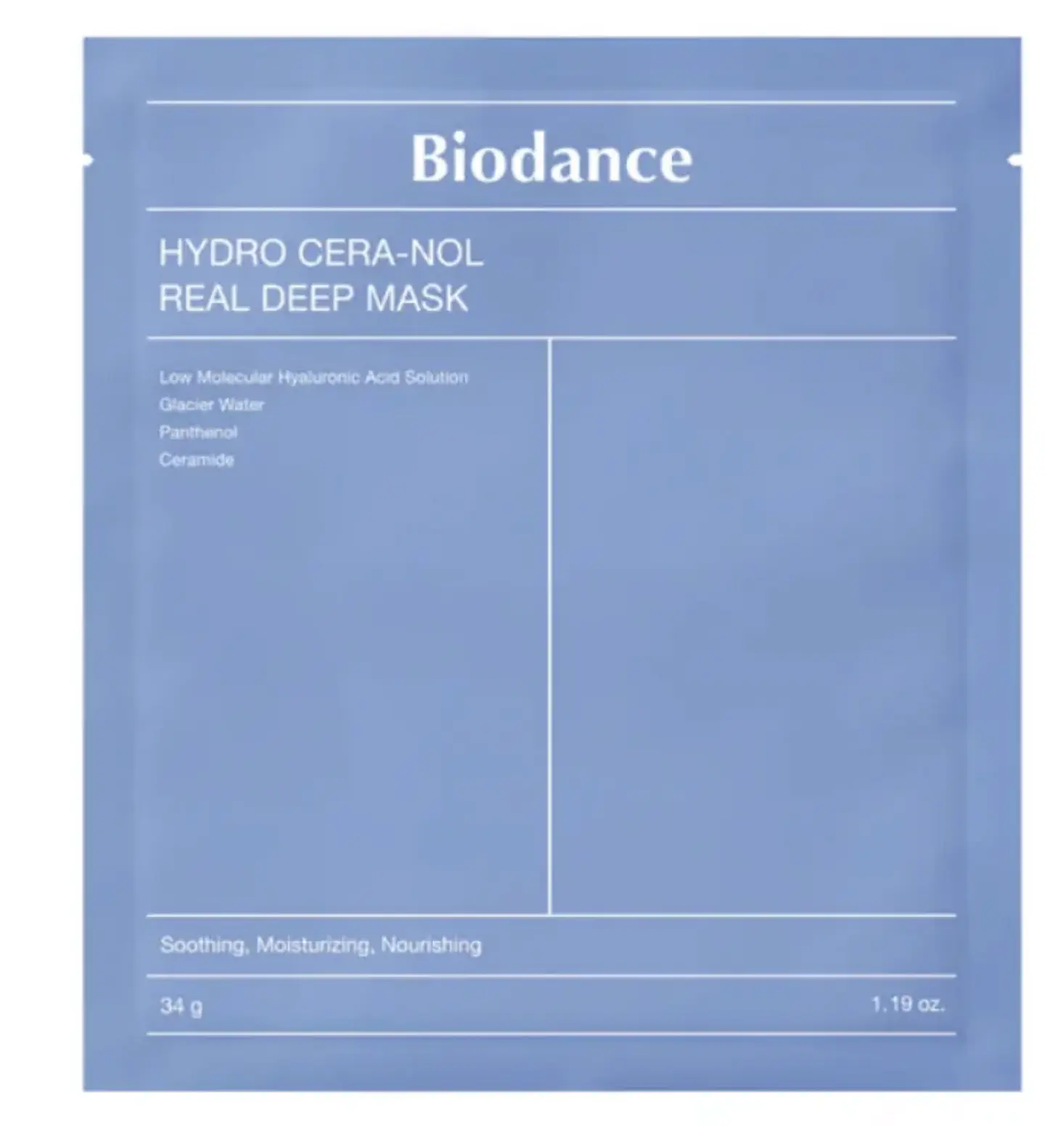 Deep Mask BIODANCE - Máscara facial Coreana  2