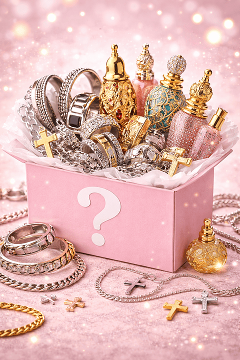 Box Mistério Aço Inoxidável & Perfumaria Árabe – MimiMei