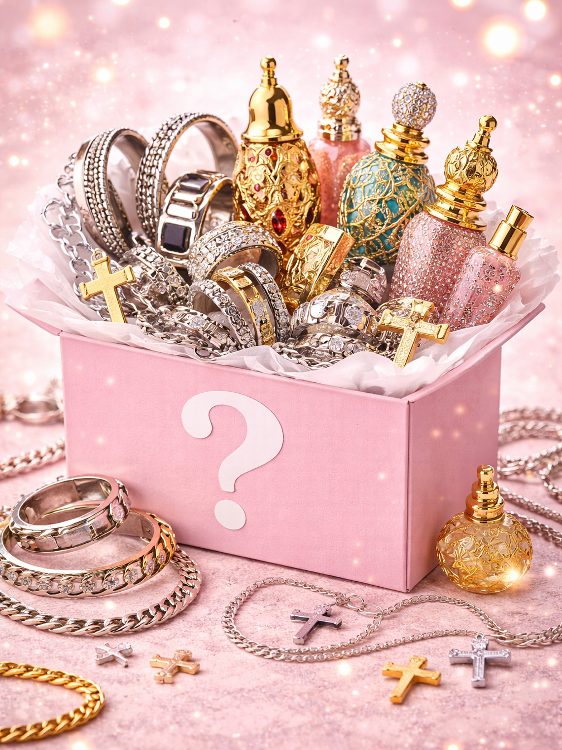 Box Mistério Aço Inoxidável & Perfumaria Árabe – MimiMei 1