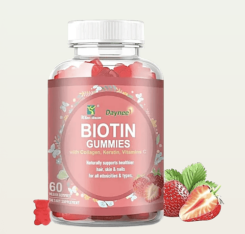 Gomas de Biotina – Pele, Cabelo e Unhas 